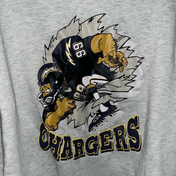 vintage heather grey crew neck - Picture 2 of 3